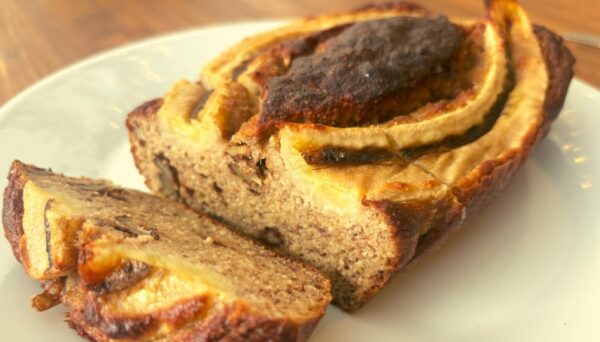 Pan de plátano sin gluten