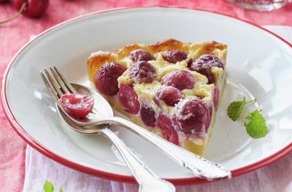Clafoutis de cereza sin gluten